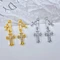 Cross earrings